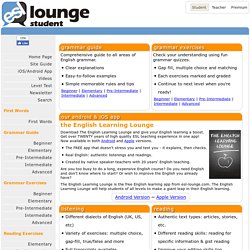 esl-lounge.com Student - Learn English for Free! English Grammar, Vocabulary, Reading