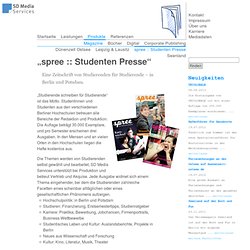 Studenten Presse - SD Media Services – Medien nach Maß