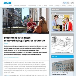 Studentenpetitie tegen renteverhoging afgetrapt in Utrecht