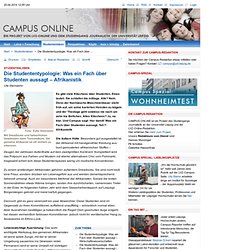 Die Studententypologie: Was ein Fach über Studenten aussagt – Afrikanistik - Studentenleben - Campus Online