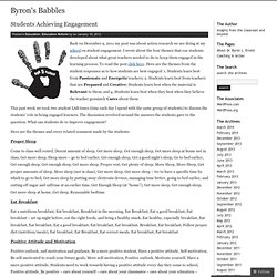 Students Achieving Engagement « Byron's Babbles