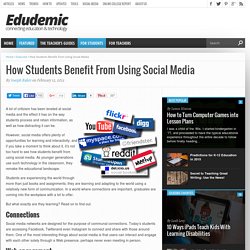 How Students Benefit From Using Social Media