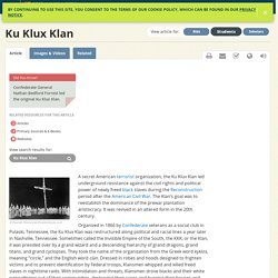 Ku Klux Klan - Students