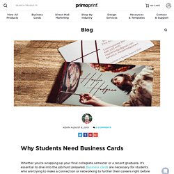 Why Students Need Business Cards