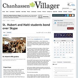 St. Hubert and Haiti students bond over Skype - Chanhassen Villager: Religion