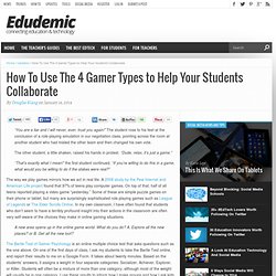How To Use The 4 Gamer Types to Help Your Students Collaborate