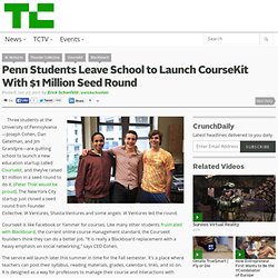 Penn Students Leave School to Launch CourseKit With $1 Million Seed Round