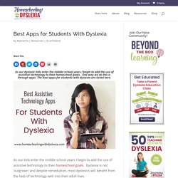 Best Apps for Students With Dyslexia