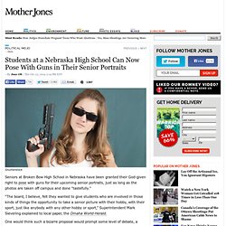 Students at a Nebraska High School Can Now Pose With Guns in Their Senior Portraits
