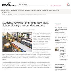 Students vote with their feet, New GVIC School Library a resounding success - Abax Kingfisher