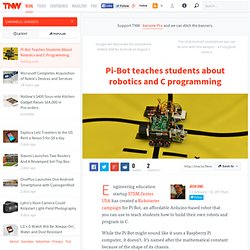 Pi-Bot Teaches Students About Robotics and C Programming