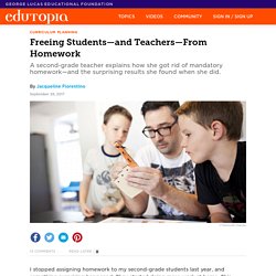 Freeing Students—and Teachers—From Homework
