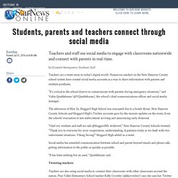 Students, parents and teachers connect through social media - News - Wilmington Star News - Wilmington, NC