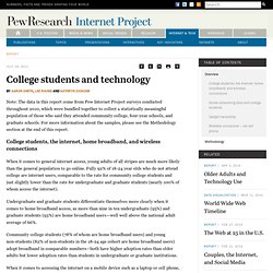 College students and technology