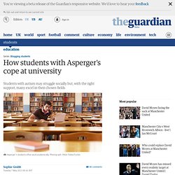 How students with Asperger's cope at university