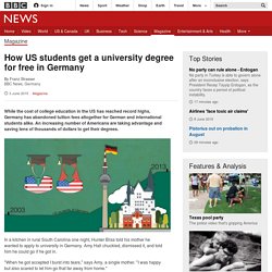 How US students get a university degree for free in Germany