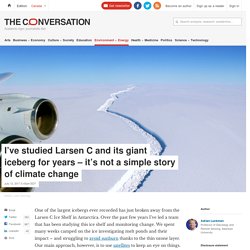 *****Larsen C iceberg: theconversation