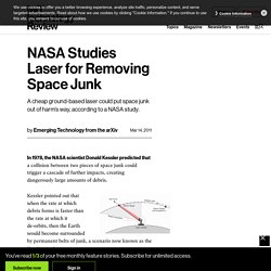 NASA Studies Laser for Removing Space Junk