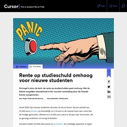 HOP - Cursor - Rente op studieschuld omhoog voor nieuwe studenten