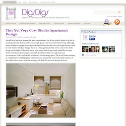 Tiny Yet Very Cosy Studio Apartment Design