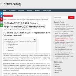 FL Studio Crack + Registration Key 2020 Free Download