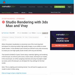 Studio Rendering with 3ds Max and Vray
