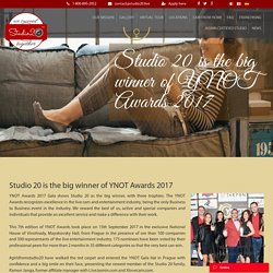 Studio 20 is the big winner of YNOT Awards 2017