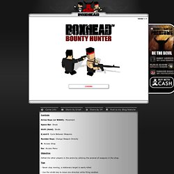 XGen Studios - Online Flash Games - Boxhead Bounty Hunter