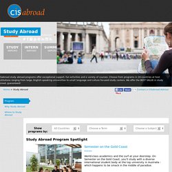 Study Abroad with CISAbroad