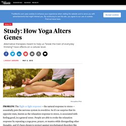 Study: How Yoga Alters Genes - Lindsay Abrams