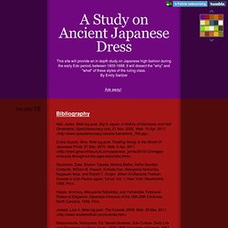 A Study on Ancient Japanese Dress