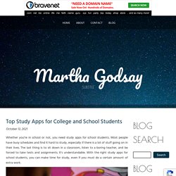 Top Study Apps for College and School Students