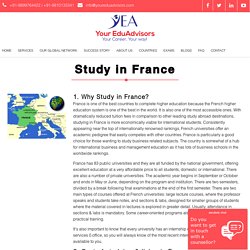 Study in France - France Study Guide for Students
