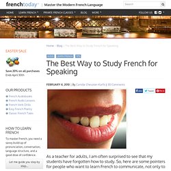 The Best Way to Study French for Speaking
