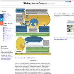Cell Parts and Functions Study Guide - Biology101.org Free Biology Study Guides