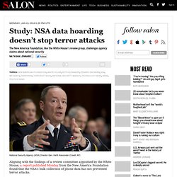 Study: NSA data hoarding doesn’t stop terror attacks
