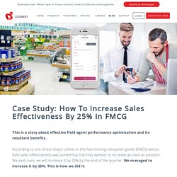 Case Study: How to Increase Sales Effectiveness by 25% in FMCG