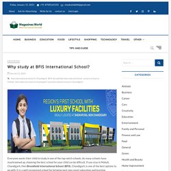 Why study at BFIS International School?