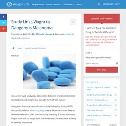 Study Links Melanoma to Viagra Use