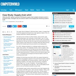 Case Study: Supply chain whirl