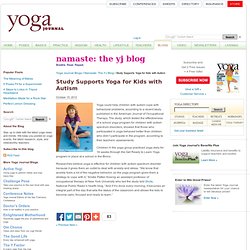 Study Support Yoga for Kids with Autism
