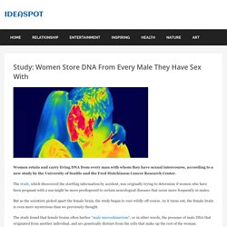 Study: Women Store DNA From Every Male They Have Sex With