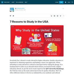 7 Reasons to Study in the USA: studyabroadlife — LiveJournal