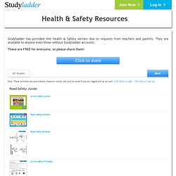 Health and Safety from Study Ladder