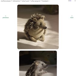 Stuffed Animals by Natasha Fadeeva - hedgehogs