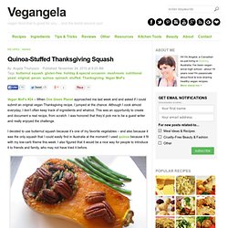 Quinoa-Stuffed Thanksgiving Squash