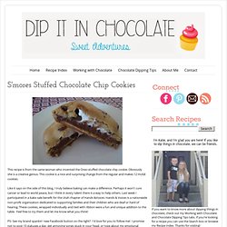 S'mores Stuffed Chocolate Chip Cookies