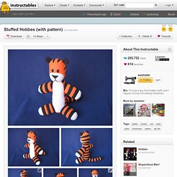 Stuffed Hobbes (With Pattern)
