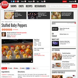 Stuffed Baby Peppers Recipe : Giada De Laurentiis