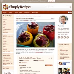 Dad's Stuffed Bell Peppers Recipe